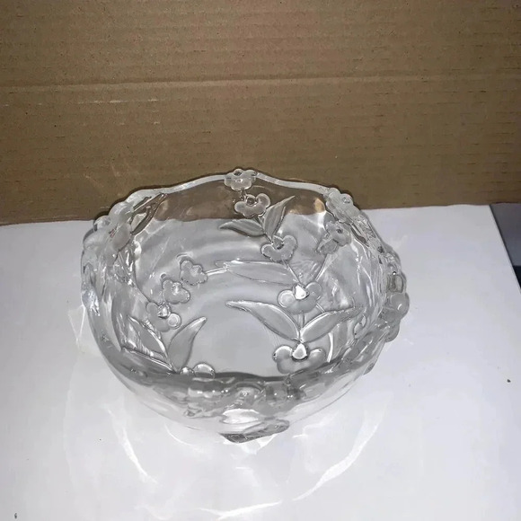 Vintage Mikasa Walther Glass west Germany Crystal 3 inch serving bowl - Picture 4 of 8